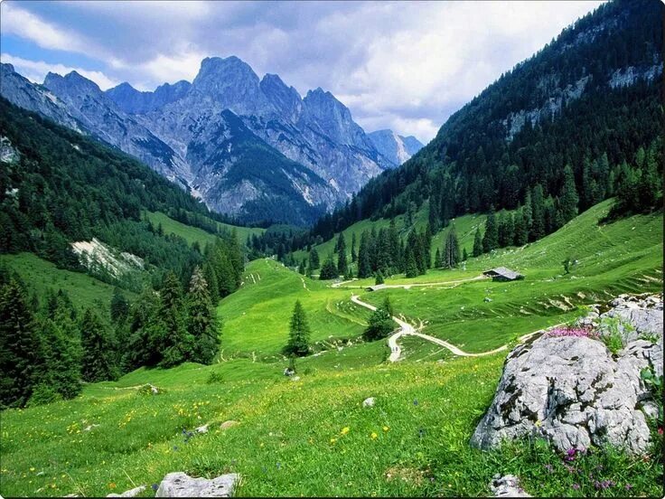 Природные условия фото Berchtesgadener Alpen National Park, Bavaria, Germany (1926 × 1446) Mountain pic