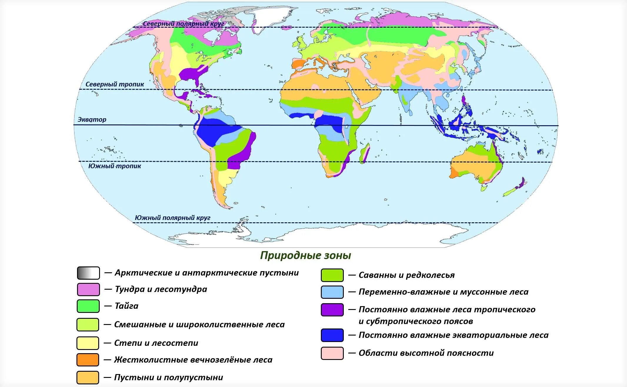 Природные зоны мира фото От чего зависит распространение природных зон: найдено 74 изображений