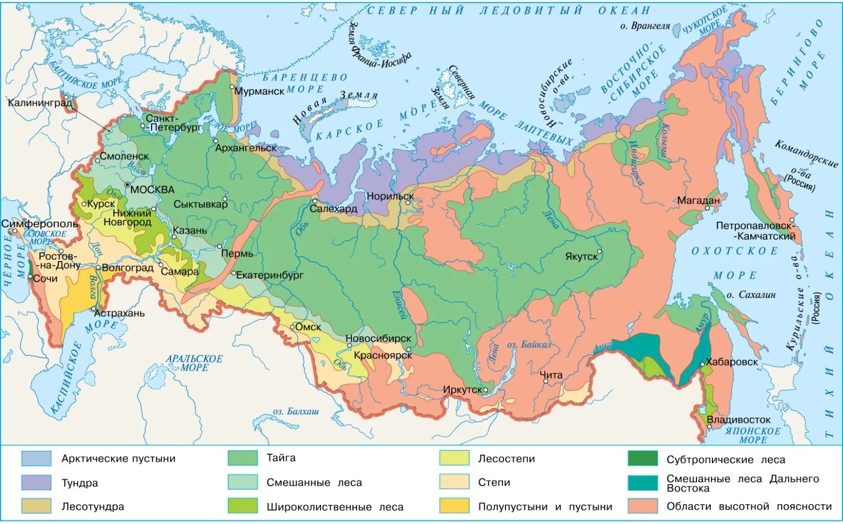 Природные зоны россии фото Конспект урока по окружающему миру "Природные зоны России" - начальные классы, у