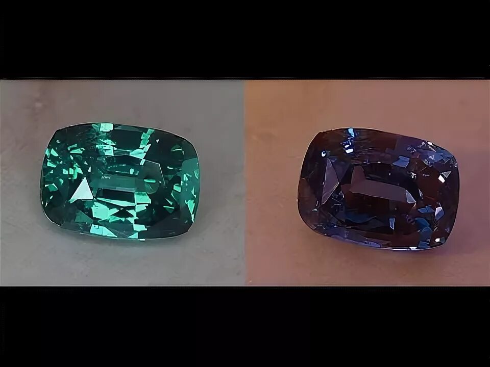 Природный александрит фото Alexandrite 1.65ct cushion - GIA Certed! Super Gem... - YouTube