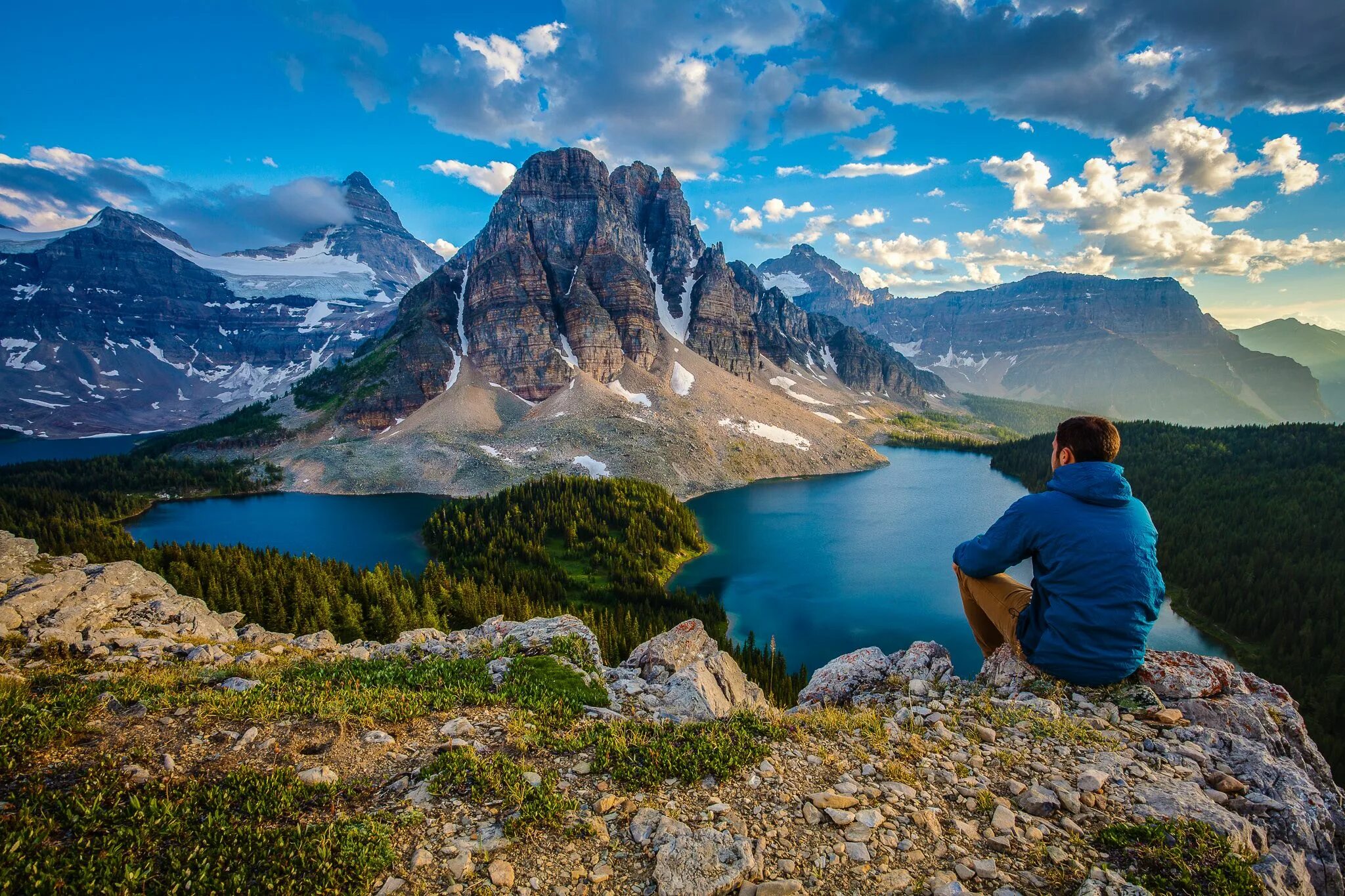 Природный фото человек Canada - Nub Peak, Mount Assiniboine Provincial Park, BC Places to go, Canada la