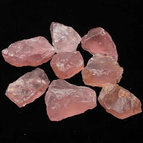 Природный кварц фото Natural Pink/Rose Quartz Crystal Stone Rock Mineral Healing Specimen Collectible