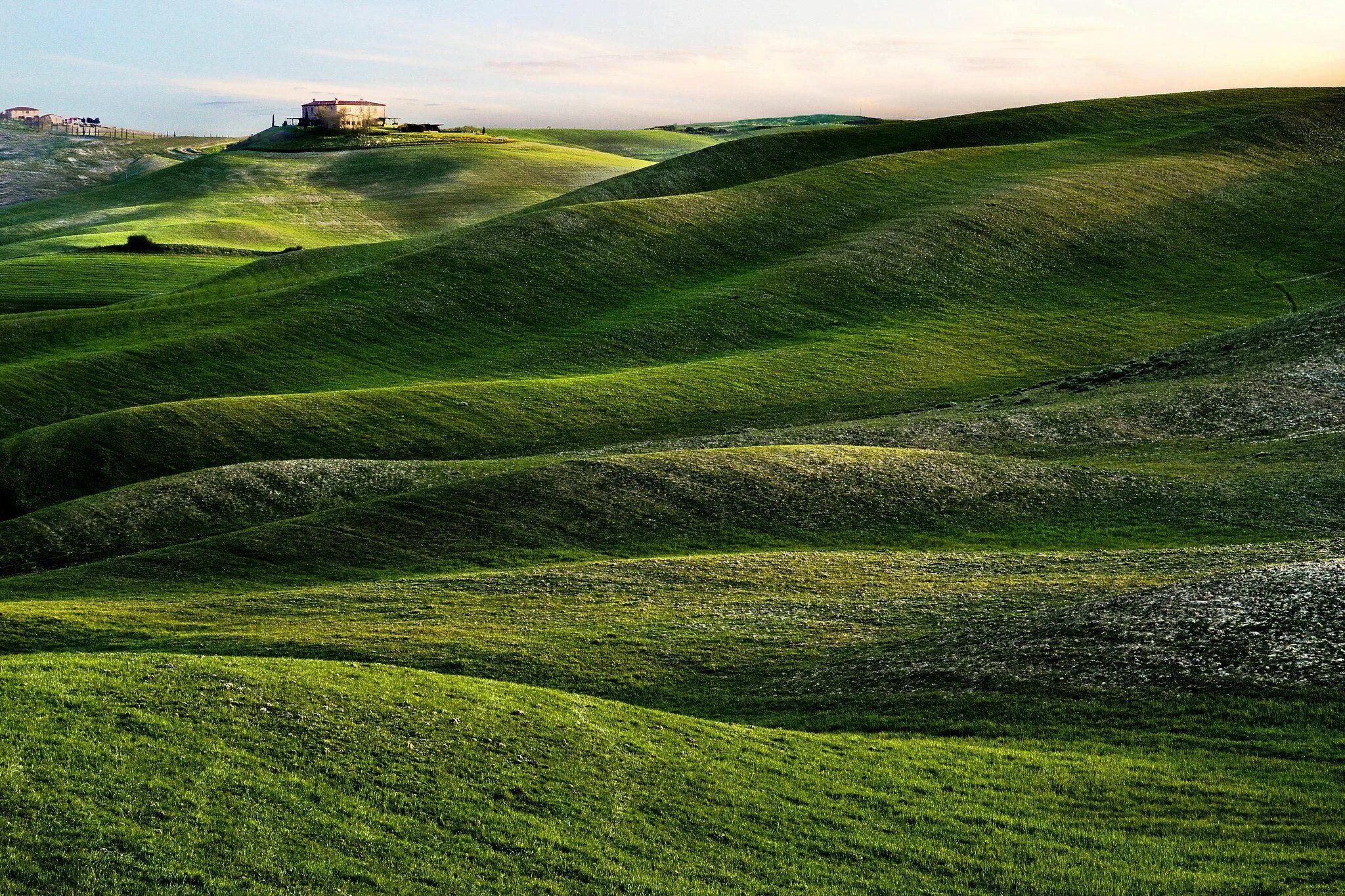 Природный ландшафт примеры фото Tuscany hills house morning italy wallpaper 2048x1365 282483 ... Tuscany landsca