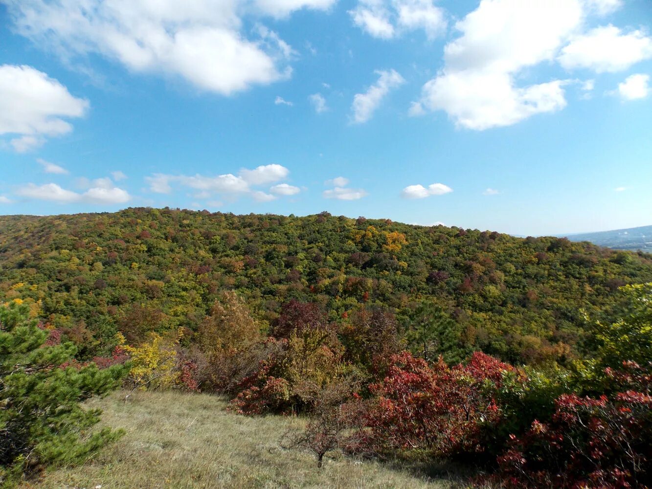 Mount Oblego 747 meters, mountain peak, Краснодарский край, природный парк Марко