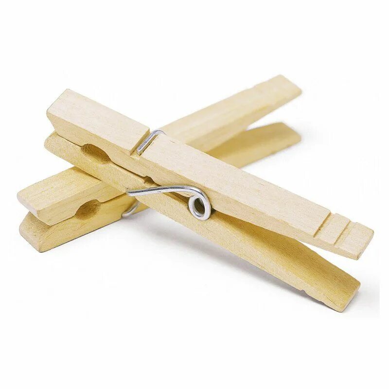 Прищепка красноярск цена фото Whitmor 100 Piece Natural Wood Clothes Pin - 3282-0409 Products Wooden clothespi