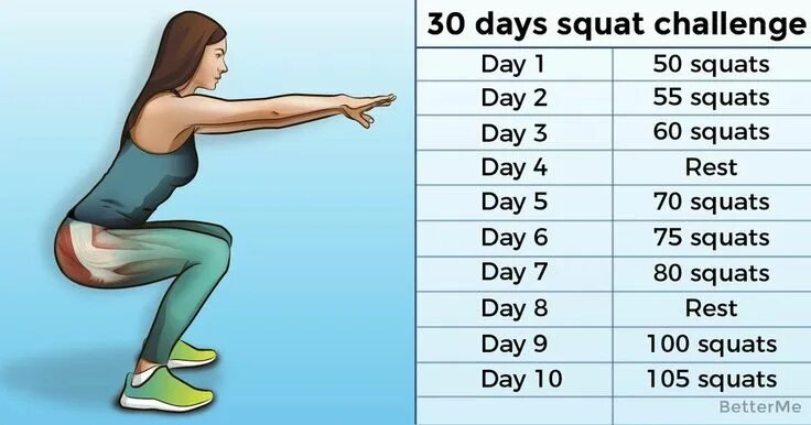 Приседания месяц фото Pin on Squat challenge