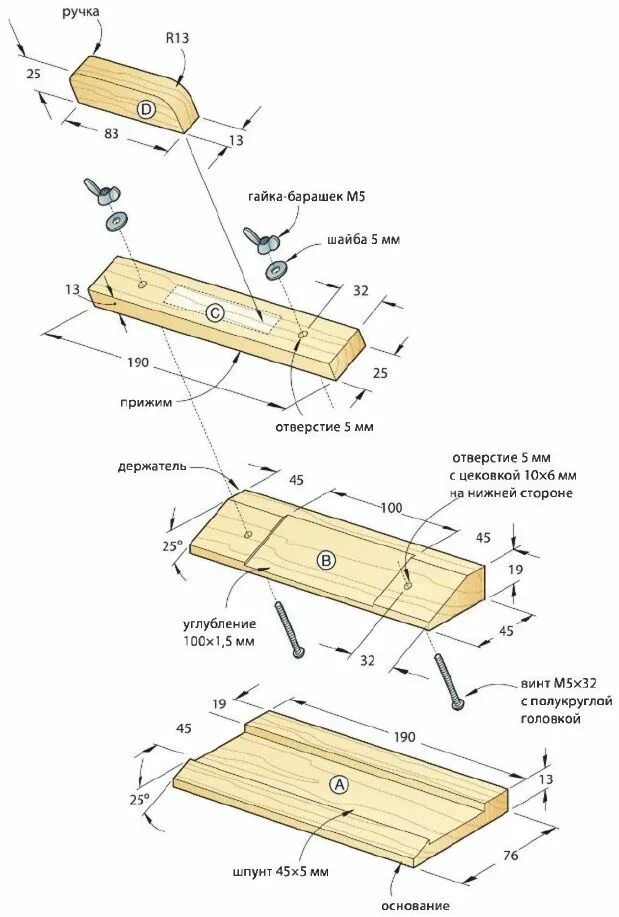 Приспособление для заточки своими руками чертежи Самодельное приспособление для заточки стамесок Деревообработка, Самодельные инс