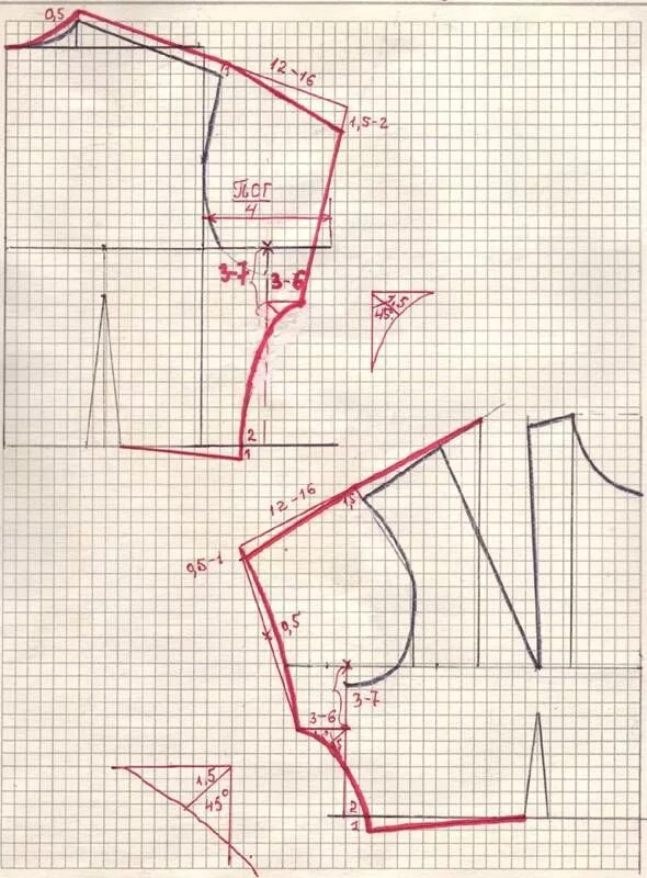 Приспущенный рукав выкройка чертеж Модное шитьё, Выкройки, Шитье