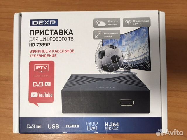 Приставка dexp как подключить wifi Приставка Dexp "HD 7789P" купить в Ростове-на-Дону Электроника Авито