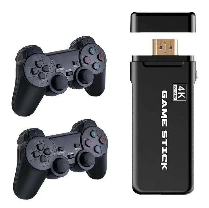 Приставка game stick 4k как подключить Портативная игровая система Game Stick U8 64GB lite (черный) - купить с доставко