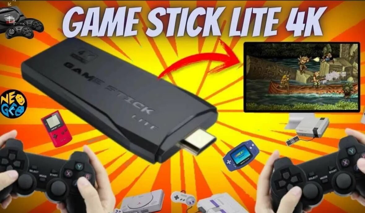 Приставка game stick 4k как подключить Игравой 4К приставка боле 10.000 игры!!! Доставка без платн: 333 000 сум - Мобил