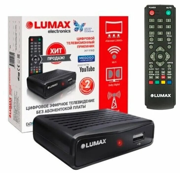 Приставка lumax как подключить интернет ТВ ресивер, цифровой телевизионный приемник LUMAX DV1111HD - купить по выгодной 