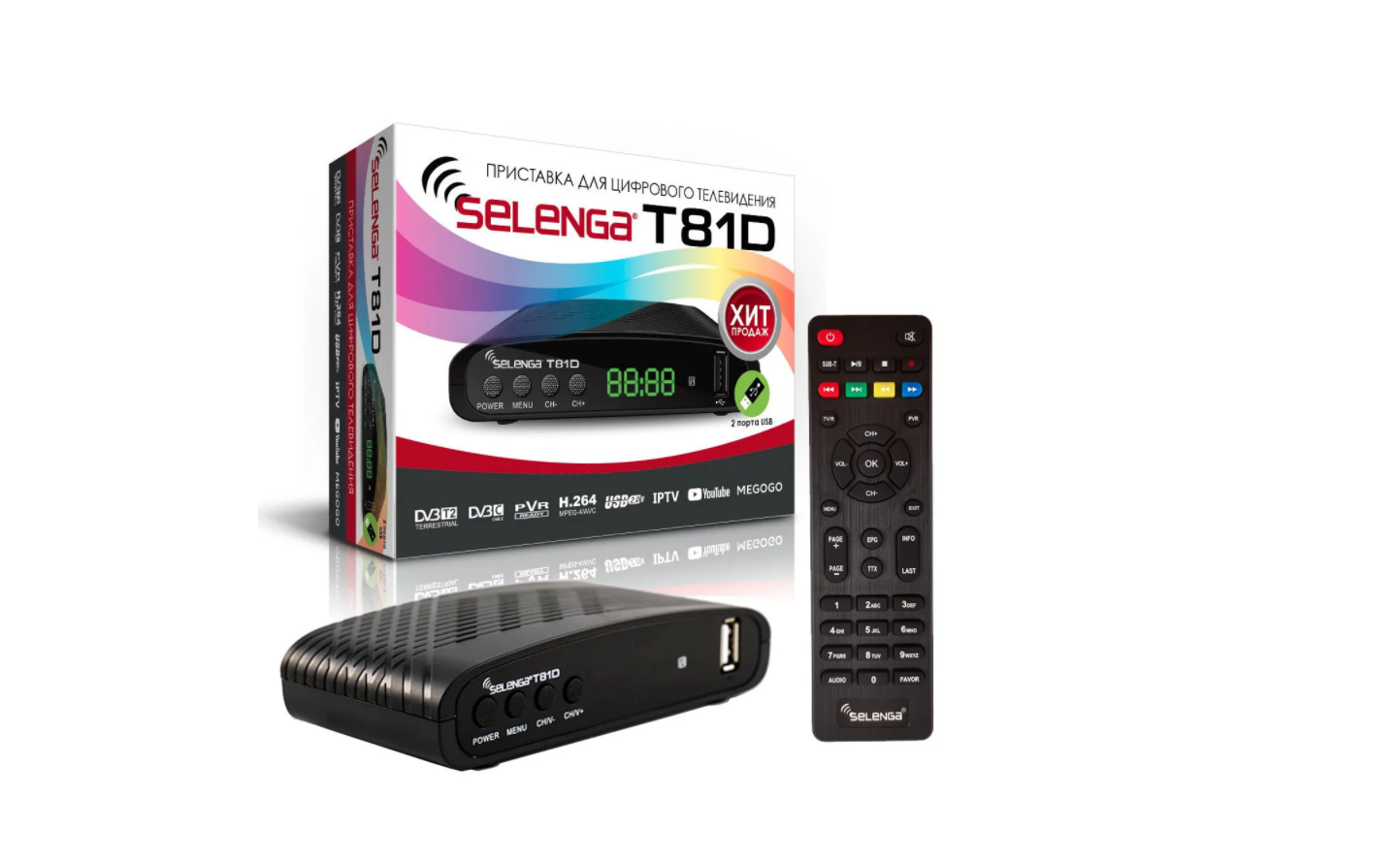 Приставка селенга как подключить интернет Приставка цифровая DVB-T2 (IPTV T81D)SELENGA купить с доставкой в МЕГАСТРОЙ Улья