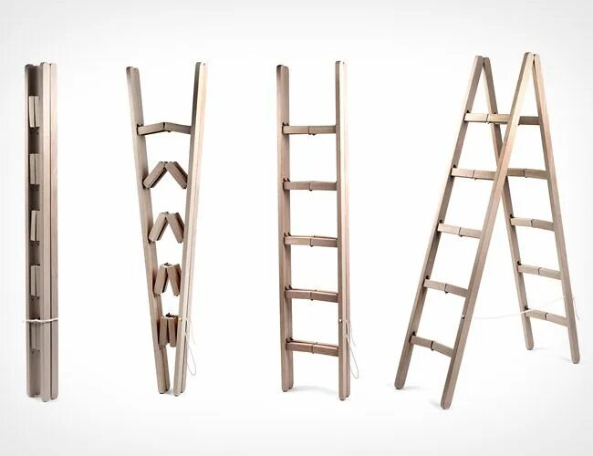 Приставная лестница фото The Corner Ladder by Company and Company Gear Patrol Ladder, Folding ladder, Ste