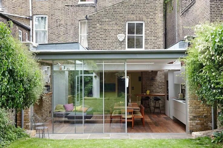 Пристрой к дому дизайн Lady Somerset homify London terrace house, Terrace house, Modern extension
