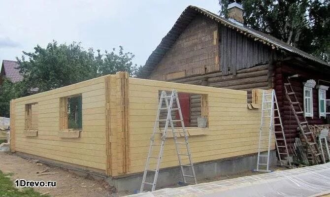 Пристрой к старому деревянному дому варианты Пристрой к деревянному дому из бруса своими руками: советы специалистов