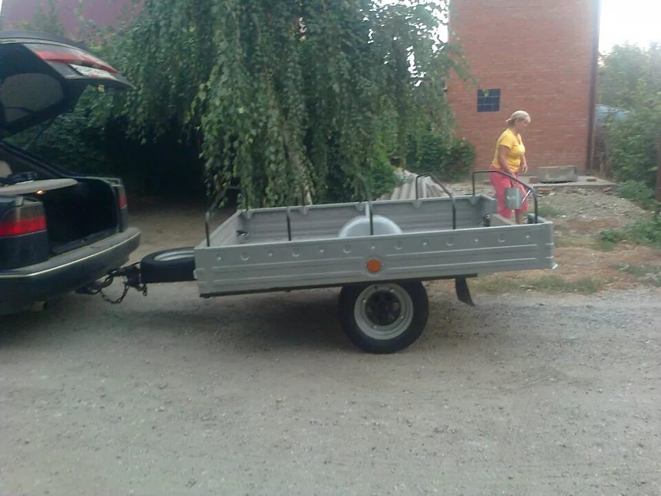 Прицеп баз фото Привез домой тонну зерна - Saab 9000, 2,3 л, 1992 года фотография DRIVE2