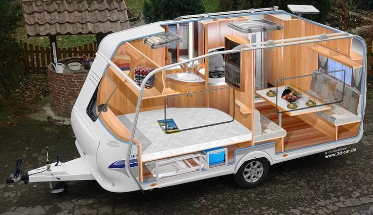 Прицеп дача фото Camping trailer diy, Cargo trailer camper, Diy camper trailer