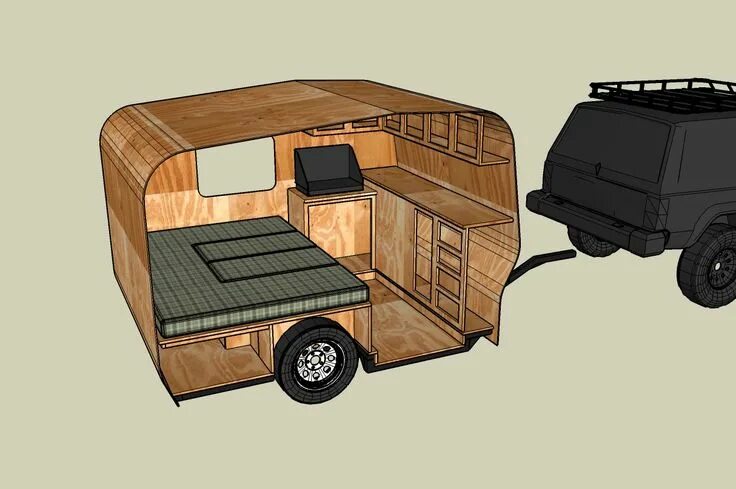 Прицеп дача своими руками Retrobox - Sawtooth Enterprises Diy camper trailer, Vintage campers trailers, Ti