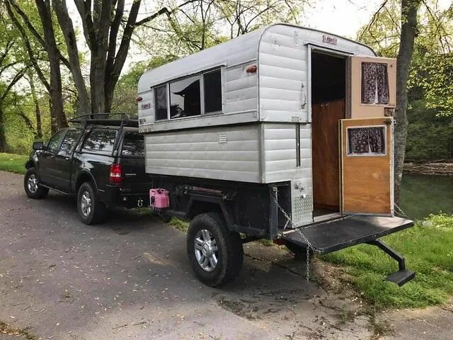 Прицеп дача своими руками 1a-aa-slide-Lee-Shands-Alaskan Camping trailer, Homemade camper, Utility trailer