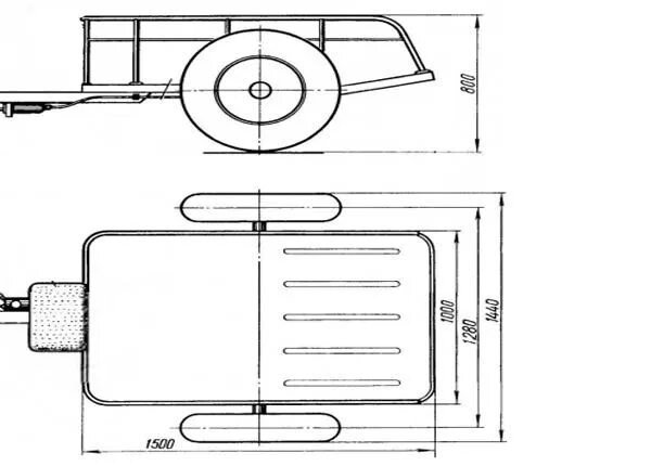 Прицеп для квадроцикла своими руками чертежи размеры Прицеп для квадроцикла своими руками: особенности конструирования :: SYL.ru