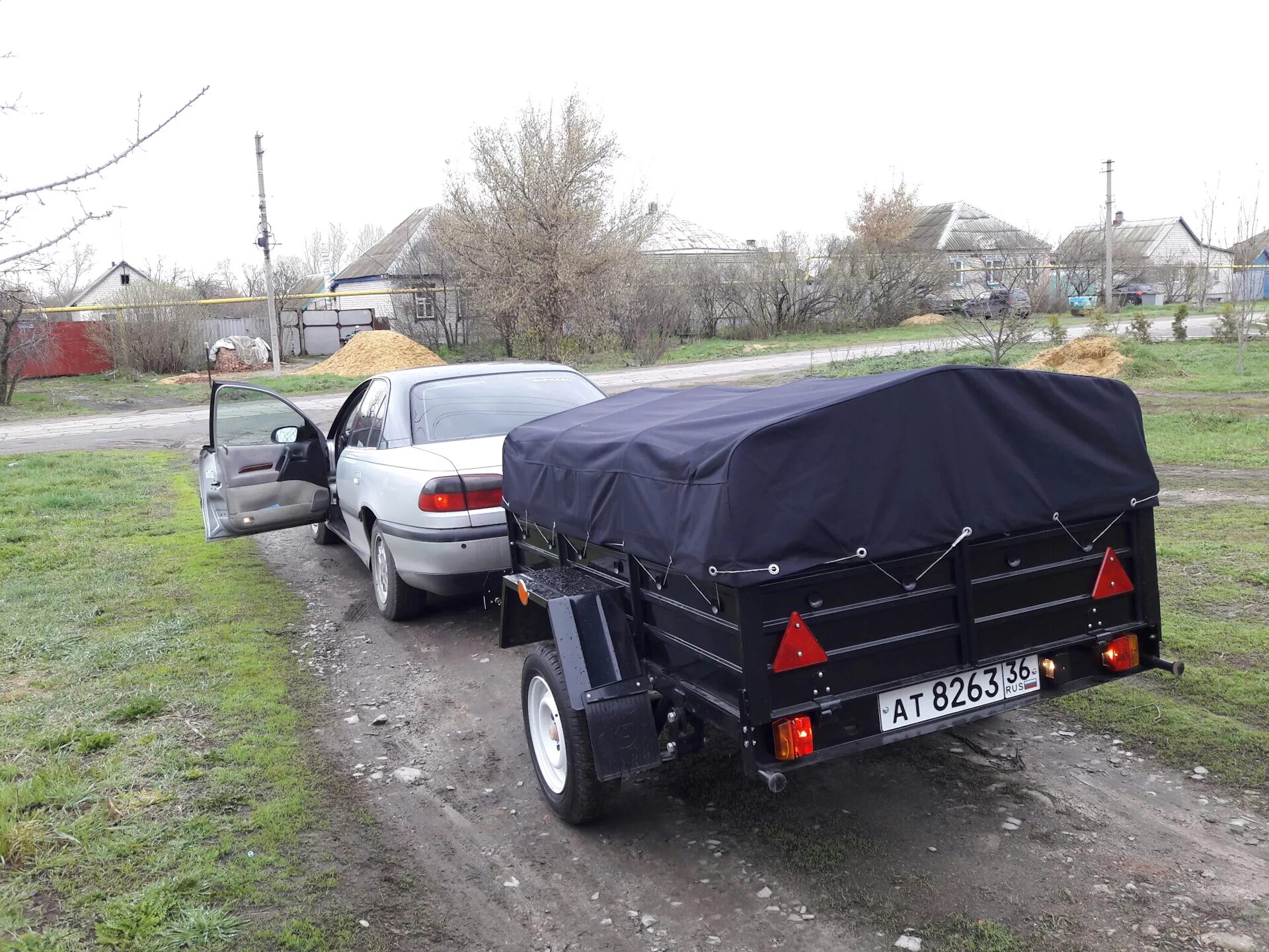 Прицеп для легкового автомобиля тюнинг фото Фото прицепа - Opel Omega B, 2 л, 1997 года фотография DRIVE2