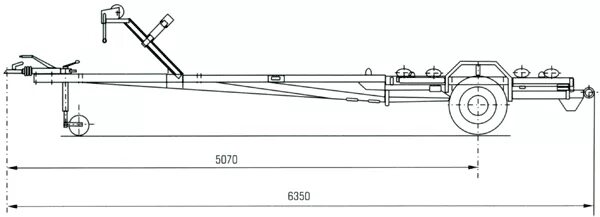 Прицеп для лодки своими руками чертежи размеры Трейлер ЛАВ-81016A, авто прицеп повышенной грузоподъемности, прицеп автомобильны