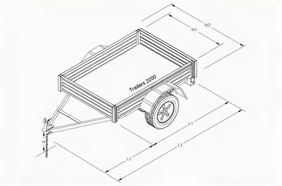 Прицеп из своими руками чертежи 2109 Bunnings Trailers Trailers 2000