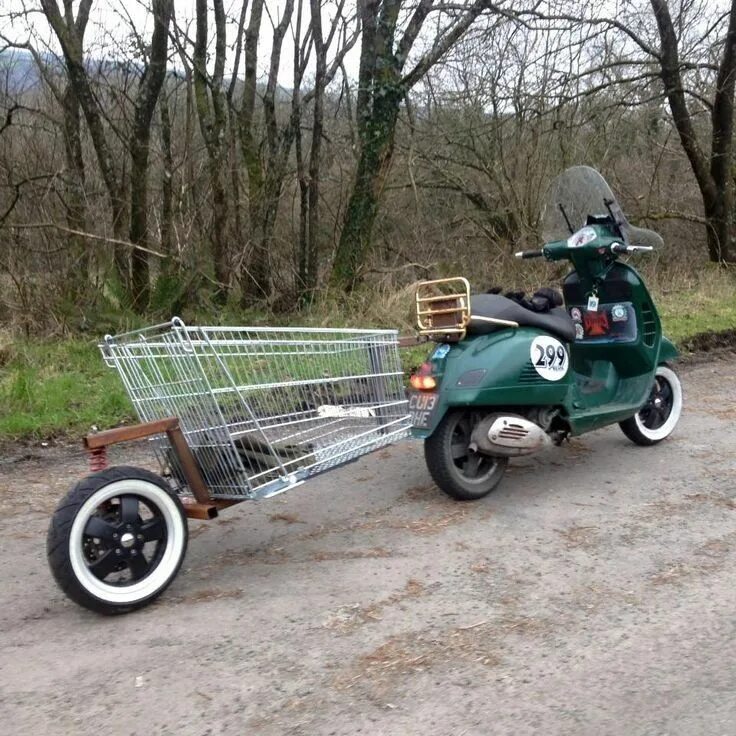 Прицеп на скутер своими руками фото чертежи Pin on Gubben Motorcycle trailer, Bicycle trailer, Honda ruckus