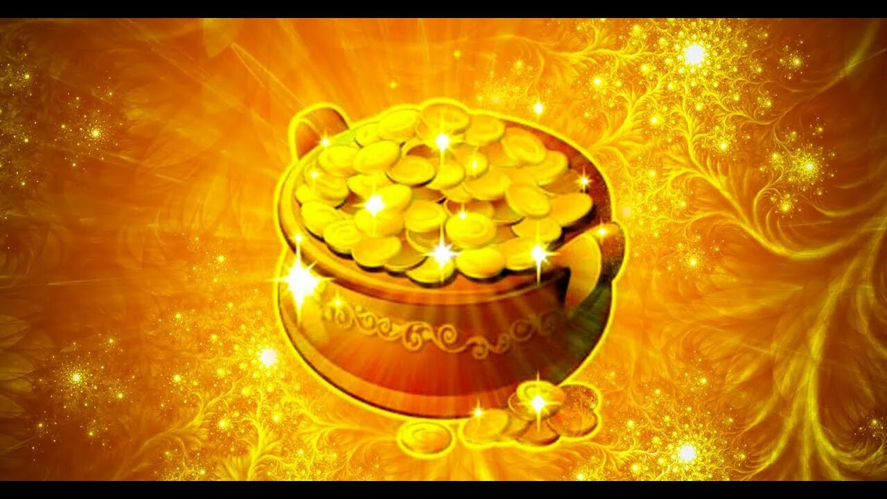 Притягивание денег фото Golden pot of abundance Find Wealth Within You 888 Hz - YouTube