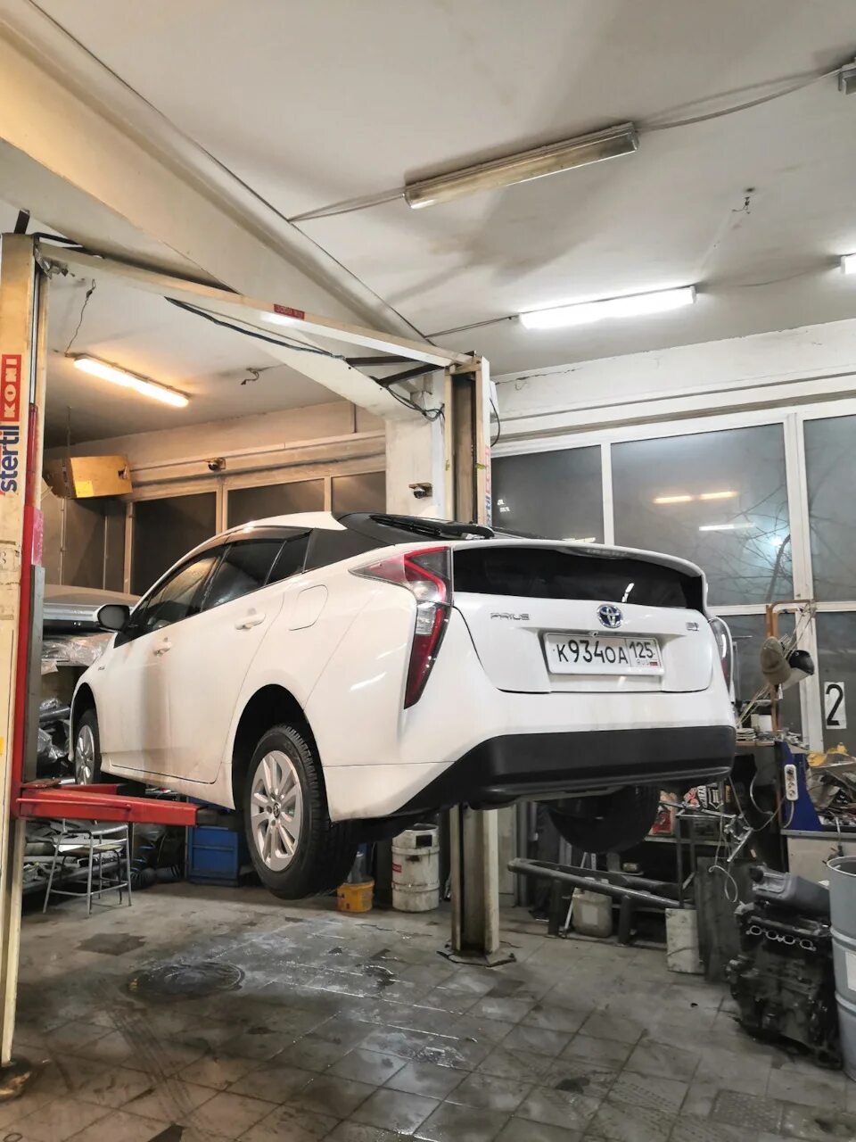 Приус сервис ул репина 7 химки фото Очередное Т.О. у Приус Медведково - Toyota Prius (50), 1,8 л, 2016 года плановое