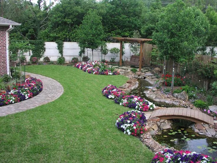 Приусадебный участок своими руками фото tiered flower beds - Google Search Озеленение заднего двора, Домашнее озеленение