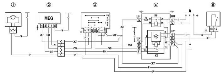 Привод заднего стеклоочистителя нива шевроле схема подключения Windshield Wiper Relay (Chevrolet Niva 1 2002-2016: Electrical equipment: Lighti