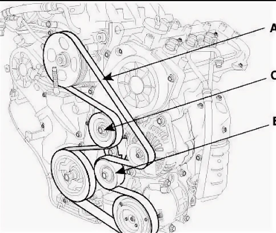 Приводной ремень киа рио схема установка Схема приводного ремня солярис - фото - АвтоМастер Инфо