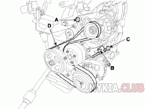Приводной ремень киа рио схема установка Киа Пиканто 2 TA генератор - Двигатель и КПП Kia Picanto - Киа Форум