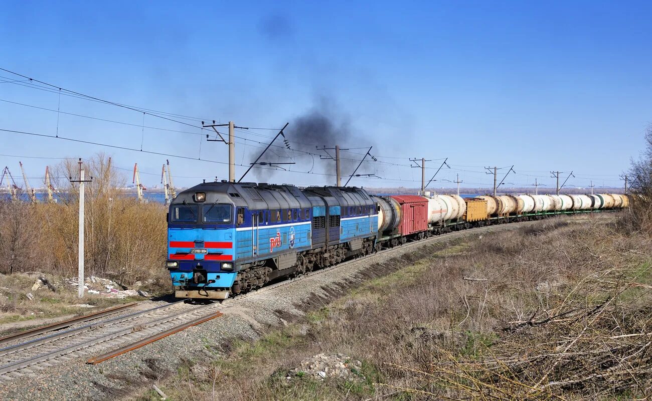 Приволжская железная дорога московская ул 8 фото 2ТЭ116У-0094 - Photo - RailGallery