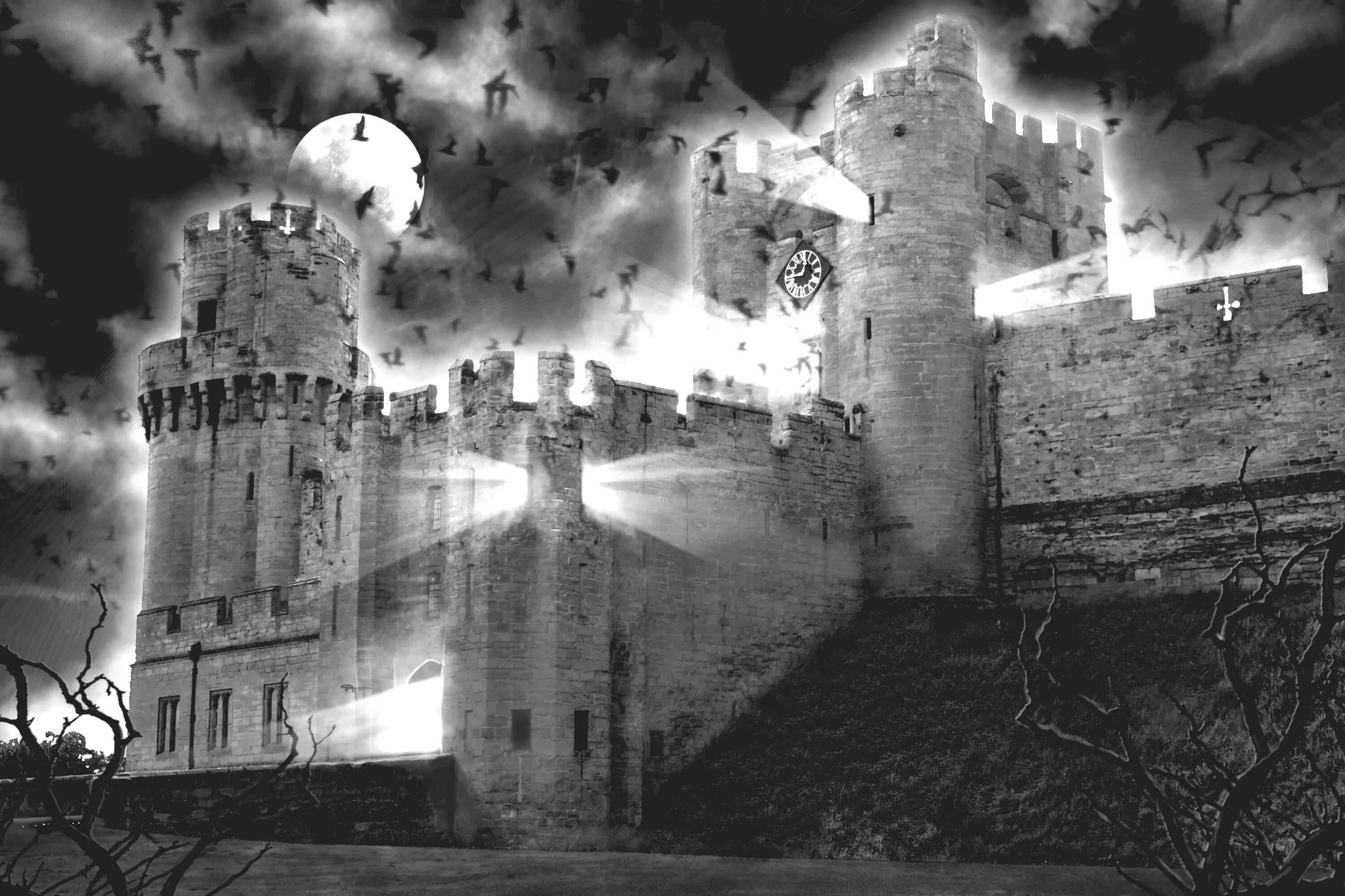 Призраки замка фото Haunted Warwick Castle. Antonio mora artwork, Warwick castle, Spooky halloween