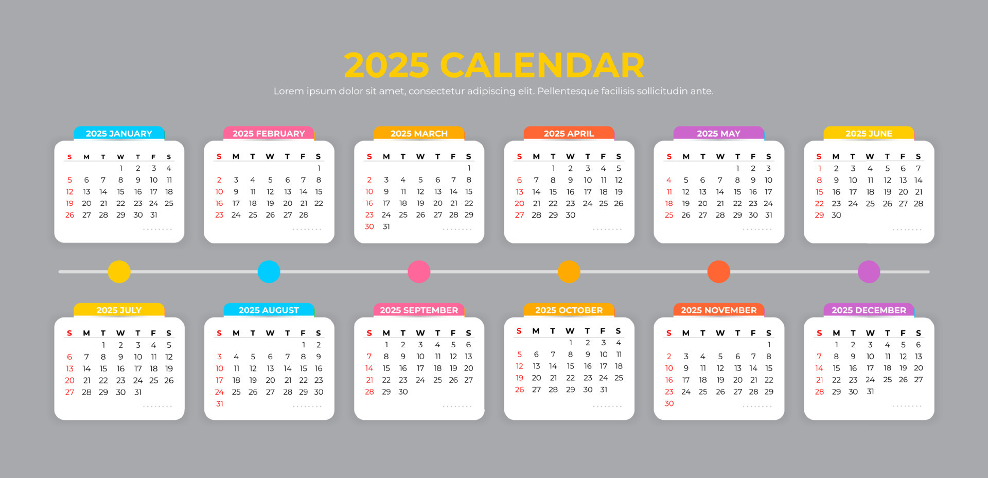 Прлиз производственный 2025 календарь 2025 Calendar Template 24595691 Vector Art at Vecteezy