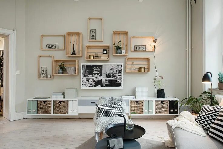 Про декор интерьера Apartamento decorado com boas ideias Idee deco salon, Cagettes deco, Idee deco