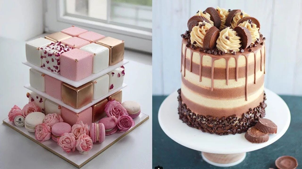 Про декор тортов Amazing Cakes Decorating Ideas 2018 - cake step by step - Most Satisfying Cake T