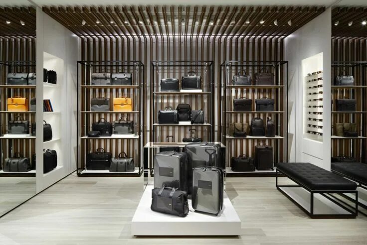 Про интерьер магазин TUMI flagship store by dror opens on madison avenue in NYC Retail design, Retail