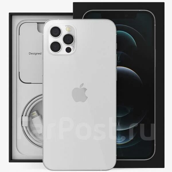 Про макс белый фото Apple iPhone 12 Pro Max 256Gb Оригинал Гарантия 1 год! Кредит. GSM 888, 6.10", с