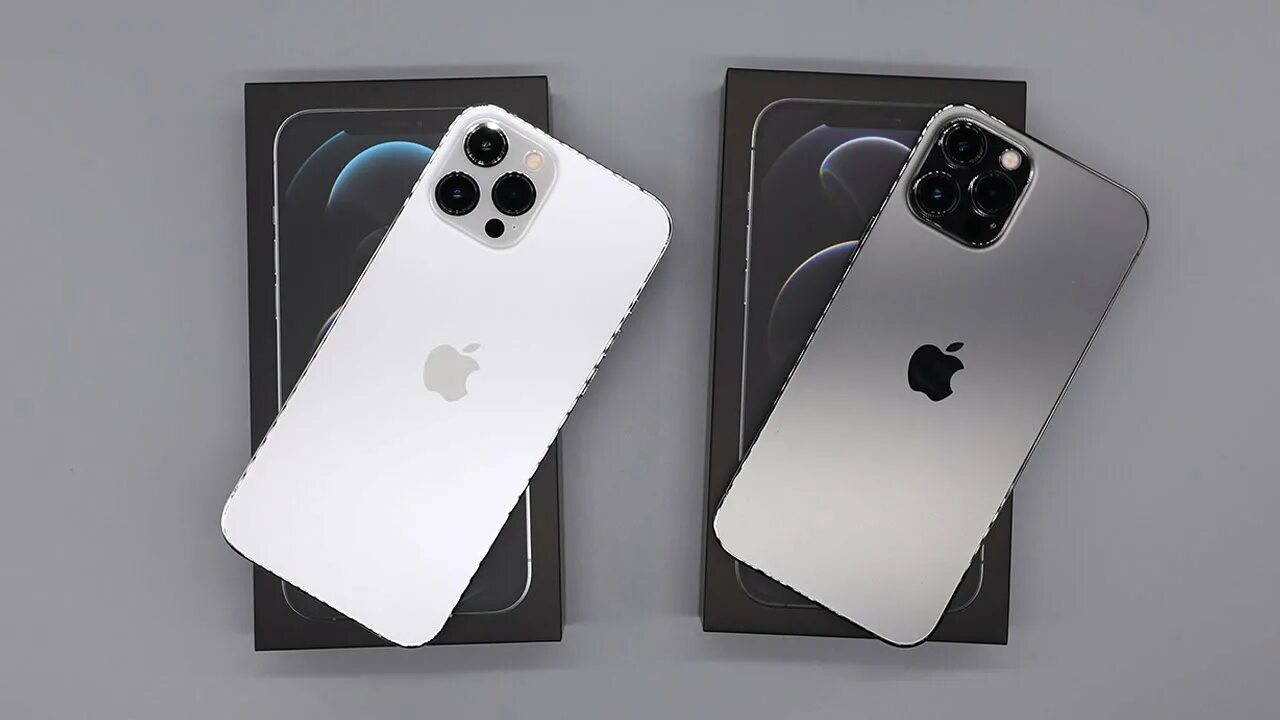 Про макс белый фото iPhone 12 Pro Max Graphite & Silver Comparison & Unboxing! - YouTube