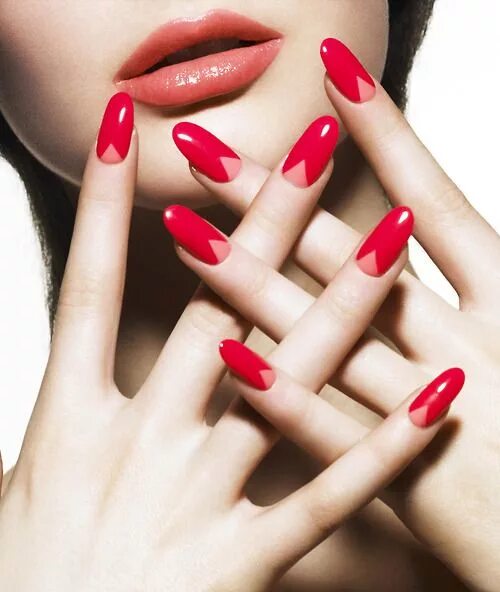 Про маникюр красный high on lacquer (anailartgallery: ♥ A Nail Art Gallery ♥...) Red nails, Nail man