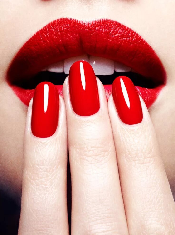 Про маникюр красный red lips Red nails, Nails, Red lipsticks