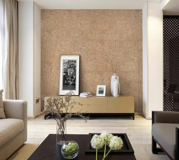 Пробковое покрытие для стен в интерьере 19 Idées Déco pour les Murs de votre Salon Cork wall panels, Cork wall tiles, Co