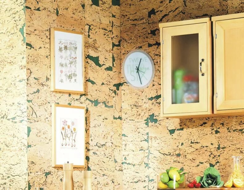 Настенное пробковое покрытие Corkstyle Wall Design Monte Brown, упаковка 1.98 м