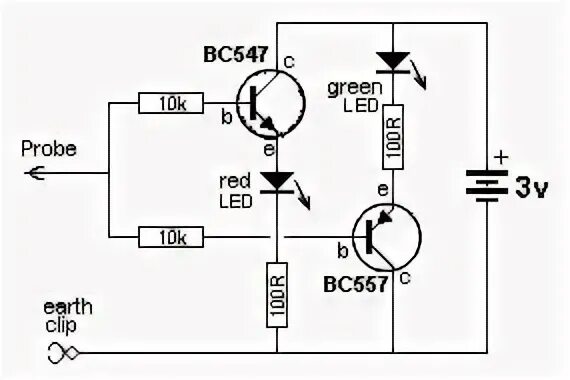 Пробник своими руками схема 1 - 200 Transistor Circuits - Electronics - #Circuits #Electronics #Transistor E