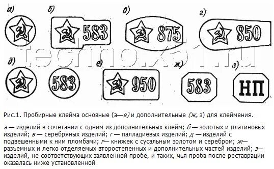 Пробы золота ссср фото Эскизы пробирных клейм