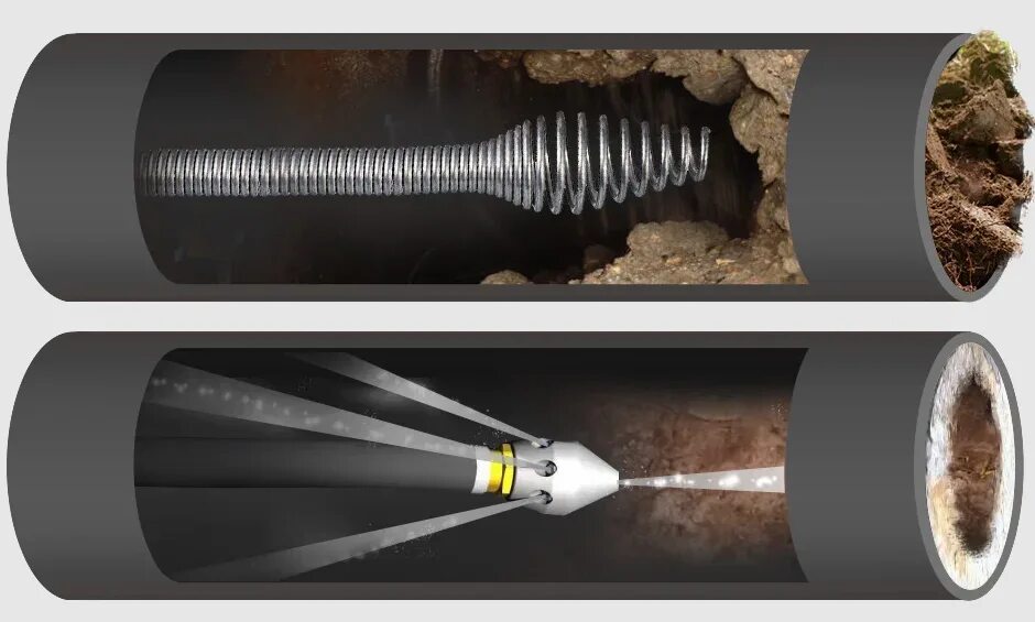 Прочистка труб фото Прочистка, устранение засоров канализации, промывка труб, разморозка, Видеодиагн